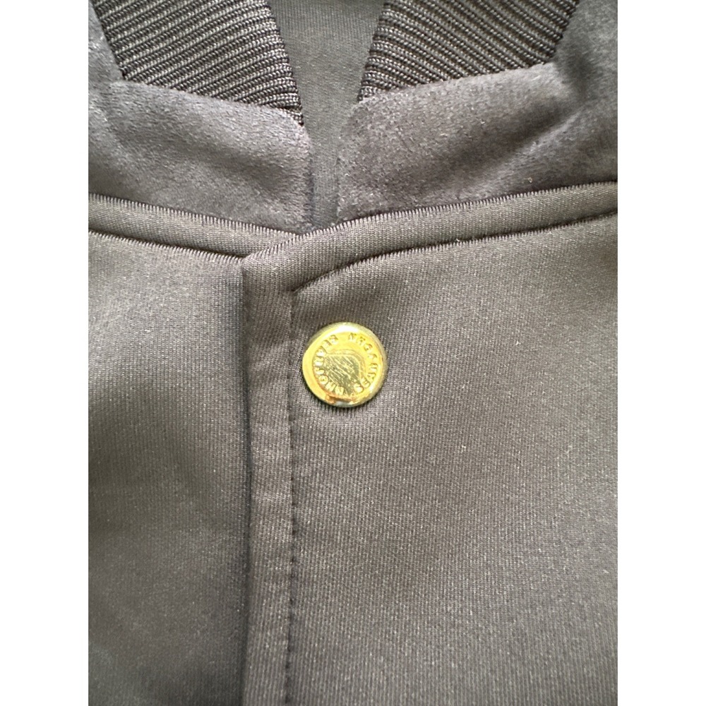 Sean John Men's 4XL Track Jacket Navy Blue Gold Button Up Long Sleeve - Picture 4 of 9